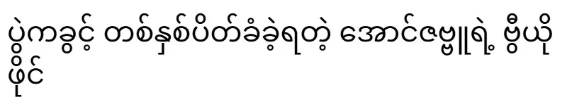 The video file of Aung Zabbu was banned from the game for a year