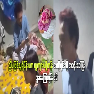 A woman is kneeling in the room while there is no one