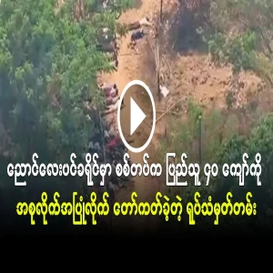 Video footage of mass eating in Nyaung Lai Pin District