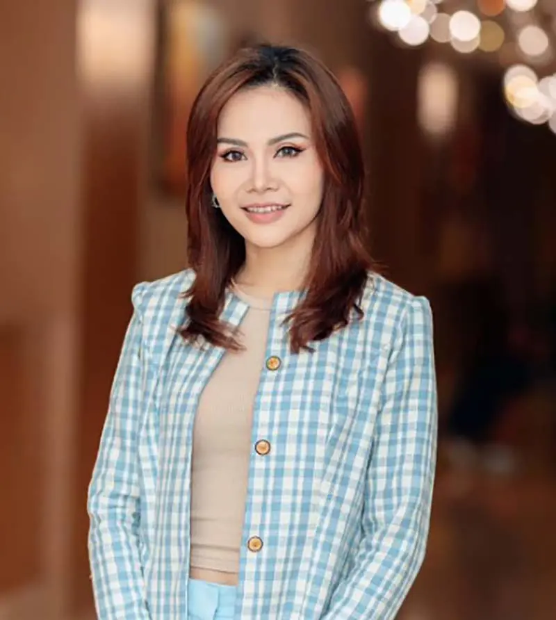 Actress Nan Myat Phyo Thinn treats her son and daughter as his own.