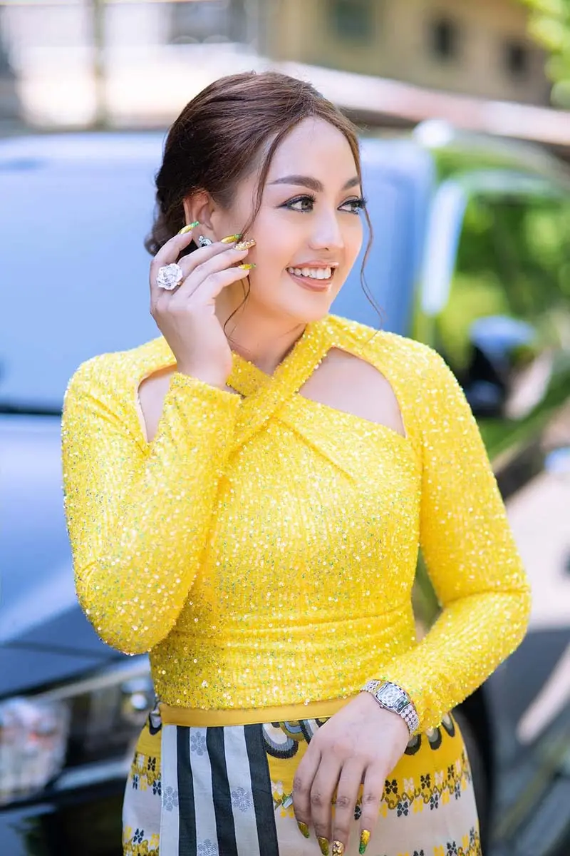 Actress Hnine Shin Myint is now filming an upcoming movie about her achievements in the profession.